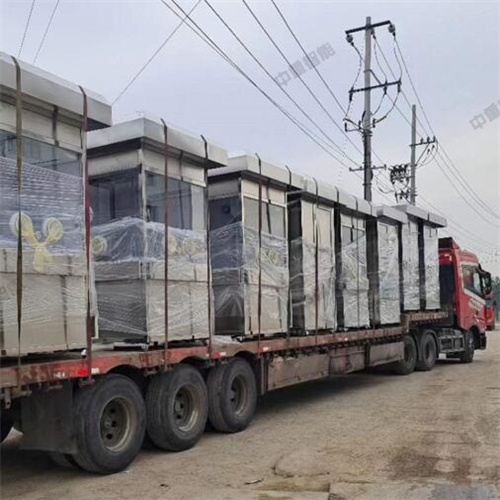 中重智能一批核酸采樣亭發往山東濟南